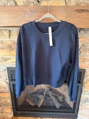 lululemon athletica Navy Crewneck Sweatshirt - Women's